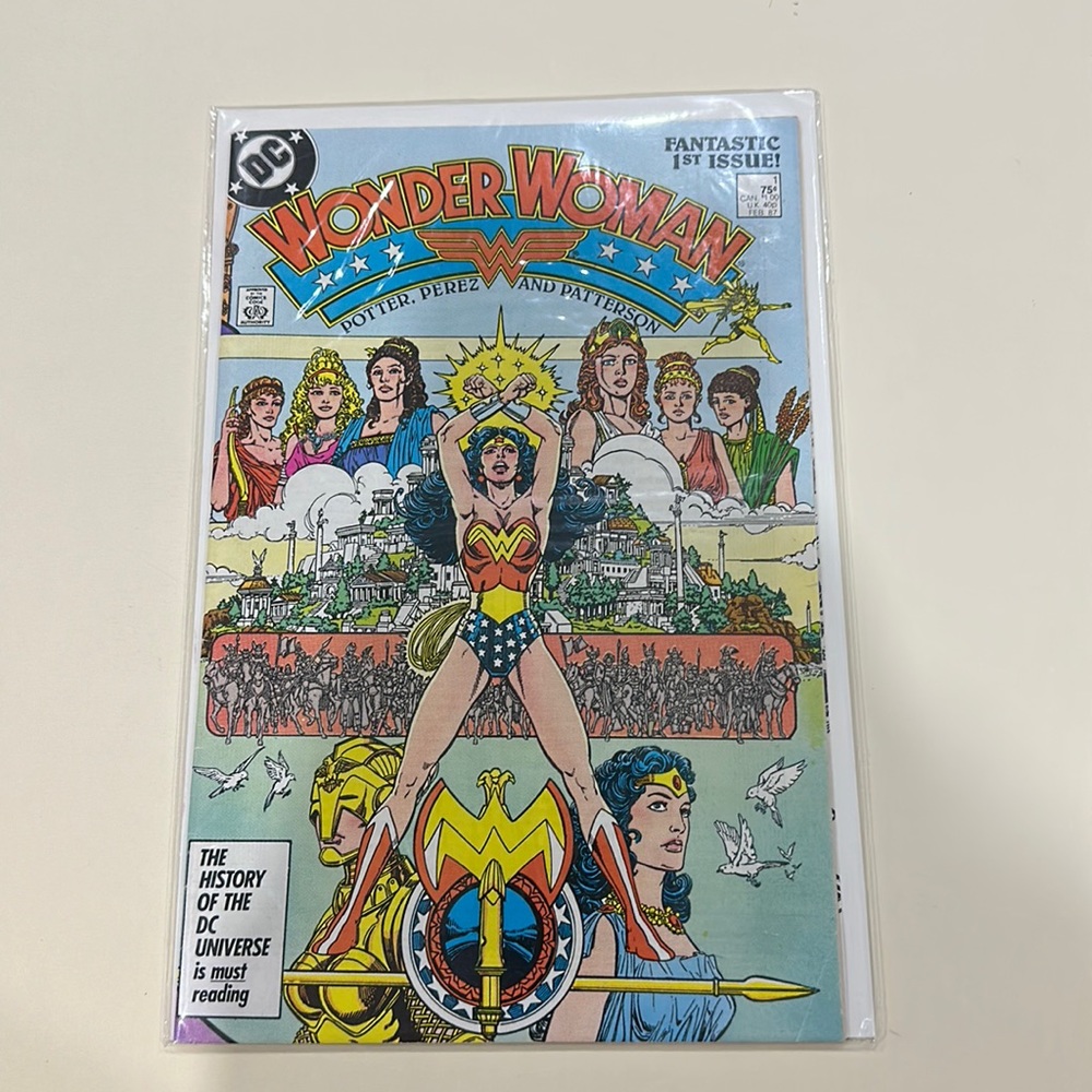 Wonder Woman #1, Perez cover.